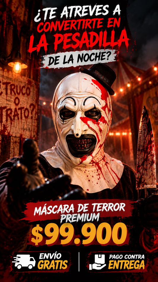 Clown Mask Sonrisa Maldita
